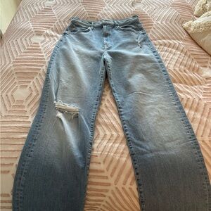 MOTHER High-Waisted wide-leg Jeans